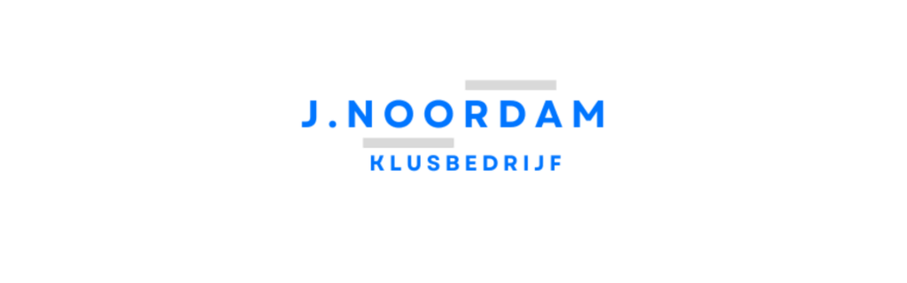 Logo J. Noordam Klusbedrijf in Waddinxveen en omstreken